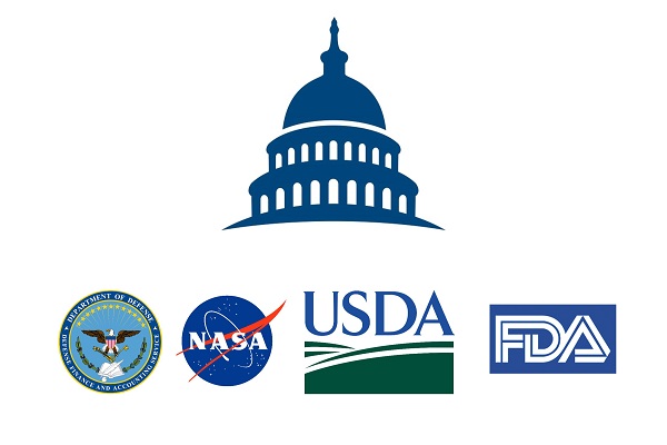 US Government Agencies logos under the capitol dome